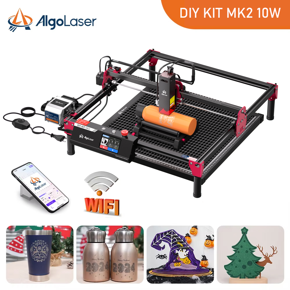 Industrial Laser Blasting - AlgoLaser DIY KIT MK2 เลเซอร์แกะสลัก 10W,3.5