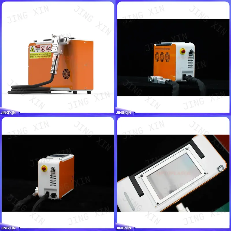 Industrial Laser Cleaner - เครื่องทำความสะอาดพื้นผิวอุตสาหกรรมแบบพกพา กำลังสูงสุด 100 วัตต์ สำหรับกำจัดสนิมโลหะด้วยเลเซอร์พัลส์