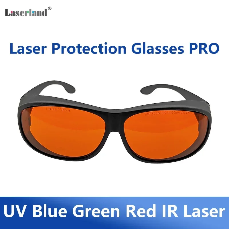 Laser Safety Goggles - แว่นตาเลเซอร์ป้องกันความปลอดภัยแว่นตาสีน้ำเงินสีแดงสีเขียว IR 808nm 1064nm 532nm UV
