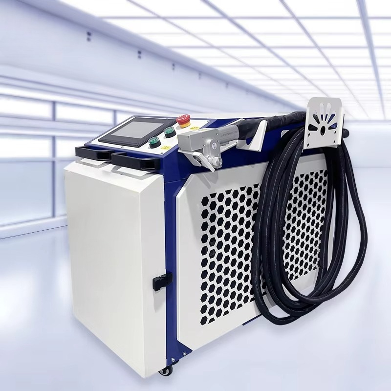 Industrial Laser Cleaner - เครื่องทำความสะอาดด้วยเลเซอร์แบบพกพา 200W 2000W เครื่องกำจัดสนิมด้วยเลเซอร์แบบมือถือ เครื่องทำความสะอาดเลเซอร์สำหรับอุตสาหกรรมพร้อมล้อ