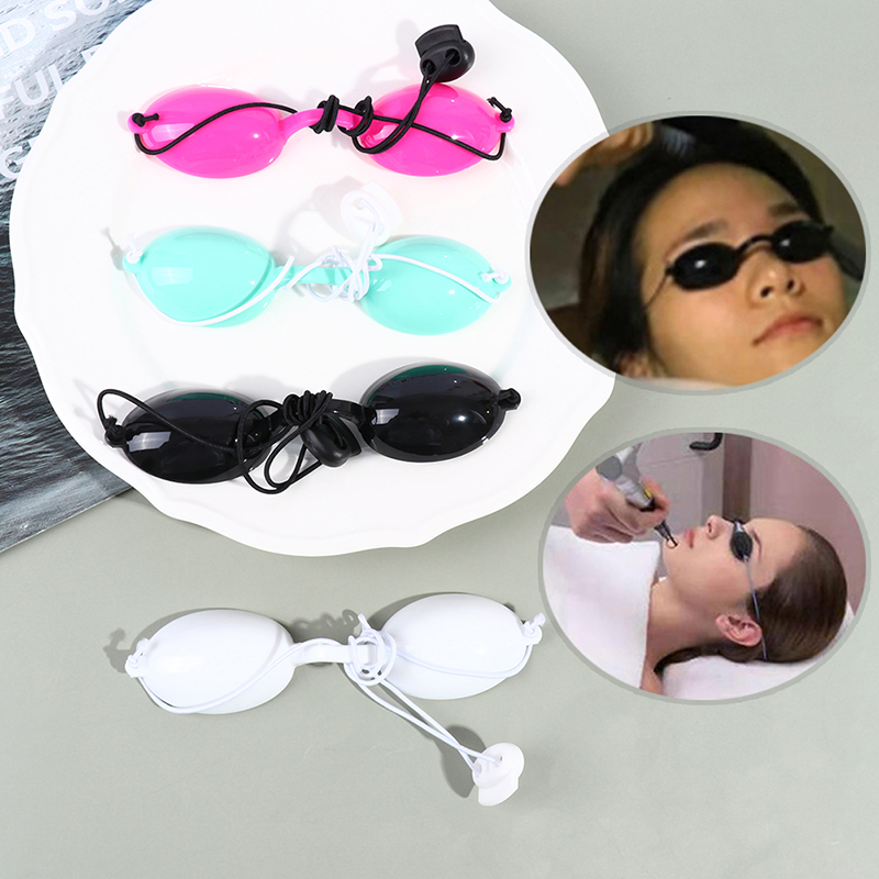 Laser Safety Goggles - ใหม่【1PC อุปกรณ์เสริมความงาม แว่นตาป้องกันแสงเลเซอร์ ซิลิโคนปิดตาเพื่อความปลอดภัย หน้ากากปิดตา IPL