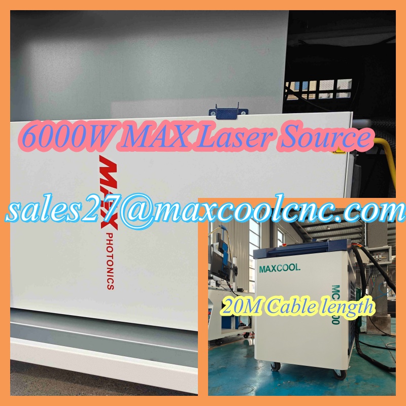 Industrial Laser Cleaner - เครื่องทำความสะอาดไฟเบอร์เลเซอร์อุตสาหกรรม MAXCOOL 6000W สำหรับทำความสะอาดสนิมโลหะ สีเคลือบ คราบน้ำมัน