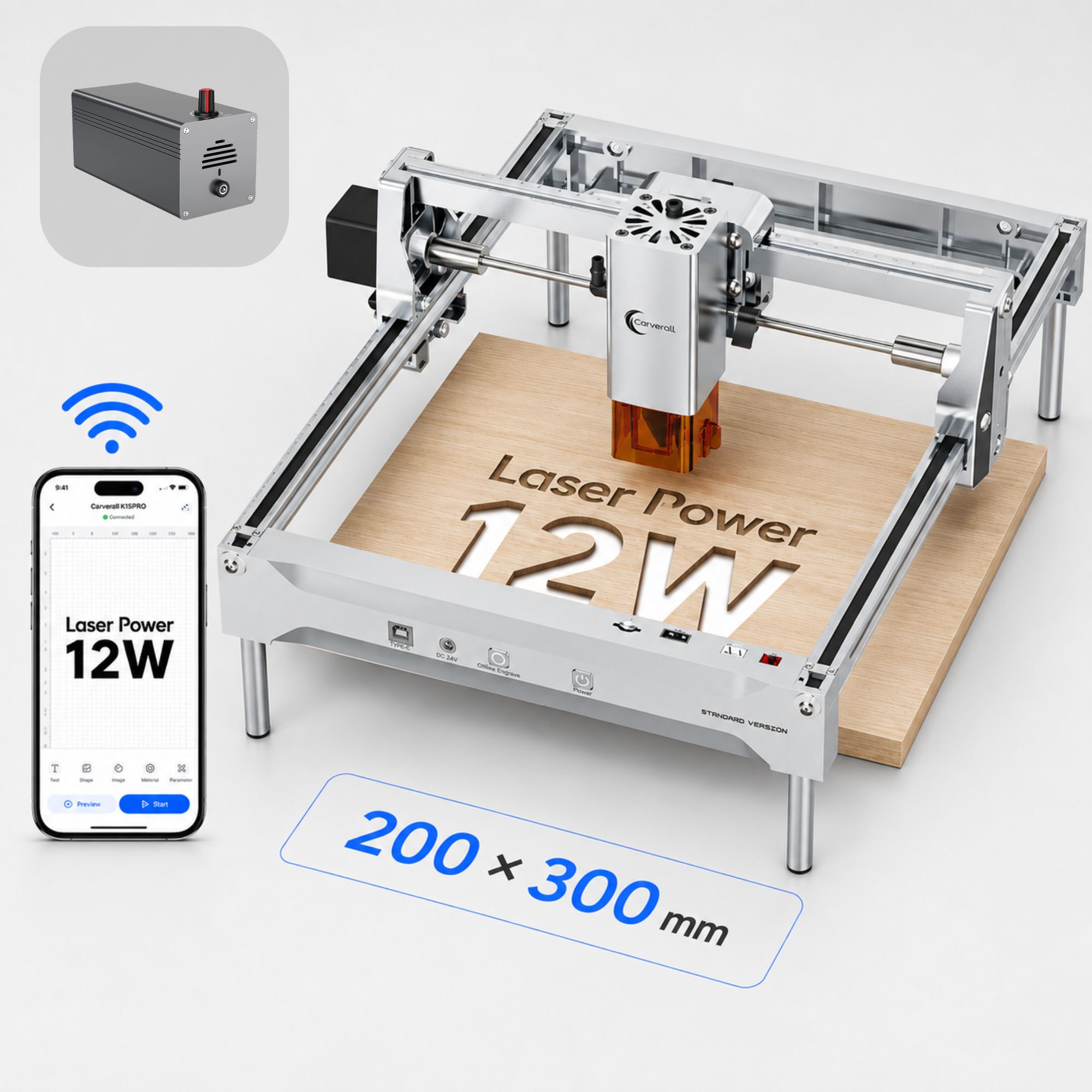 เครื่องแกะสลักเลเซอร์ K15 PRO  - Industrial Laser Cutting Machines บทวิจารณ์และราคา