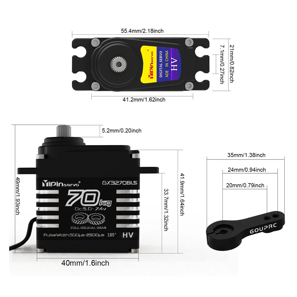เซอร์โวไร้แปรงถ่าน 70 กก. 60 ก - Servo Motor Cnc บทวิจารณ์และราคา