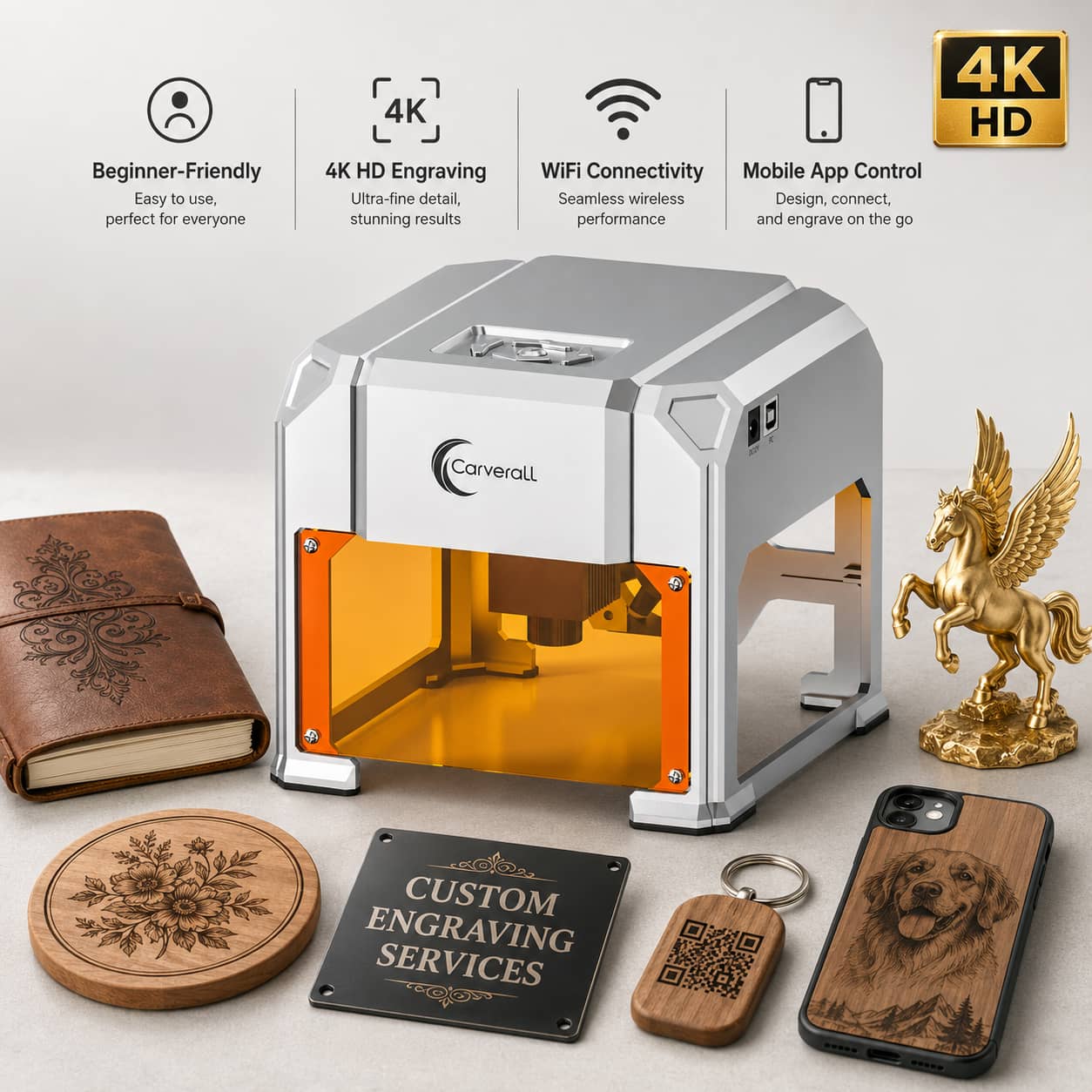 เครื่องแกะสลักเลเซอร์ Carveral - Industrial Laser Cutting Machines บทวิจารณ์และราคา