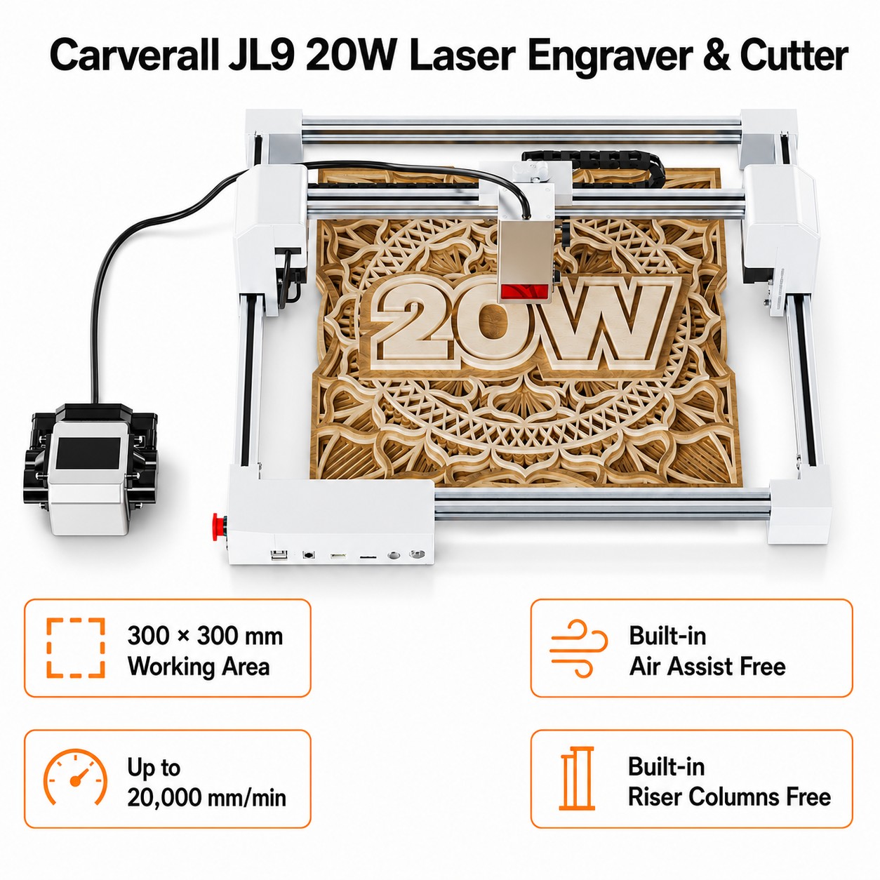 เครื่องแกะสลักเลเซอร์ Carveral - Industrial Laser Blasting บทวิจารณ์และราคา