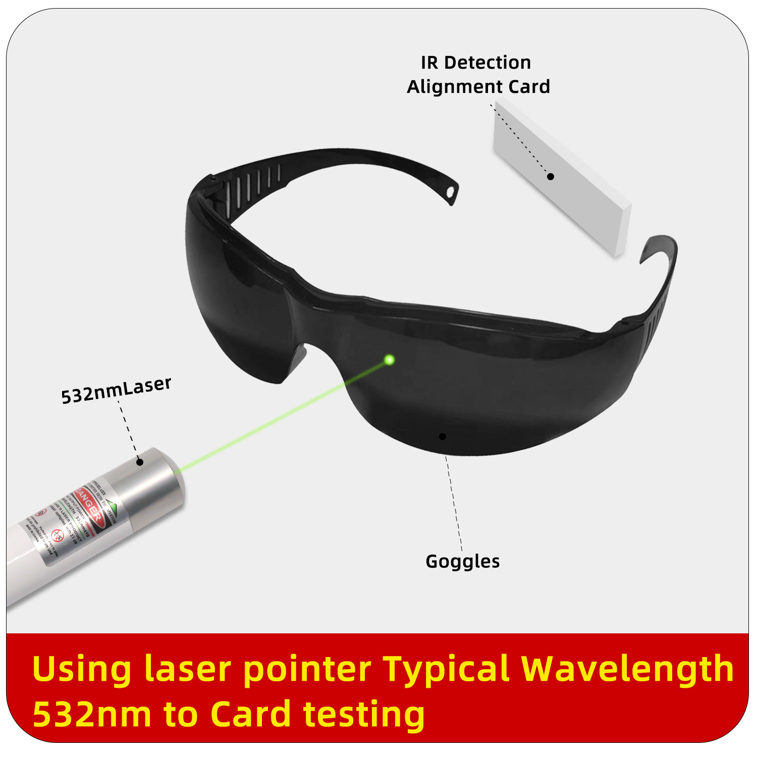 แว่นตาสไตล์ใหม่หน้ากากป้องกันแ - Laser Safety Goggles บทวิจารณ์และราคา