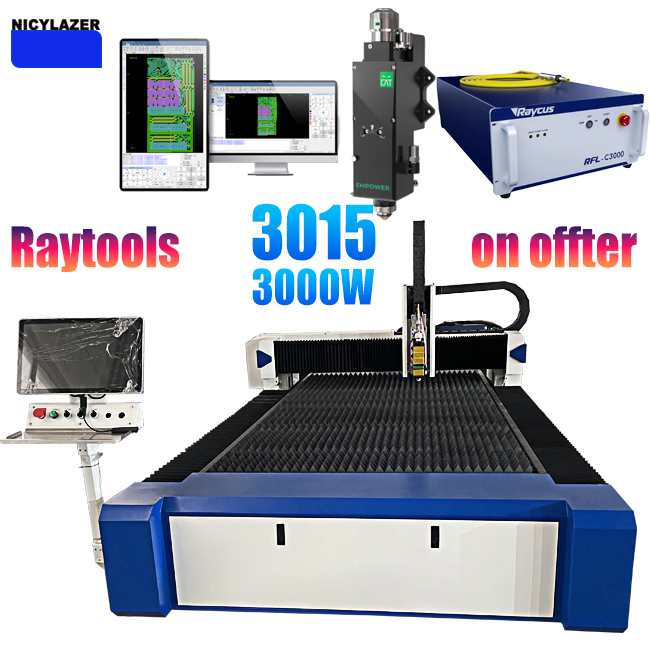 เครื่องตัดไฟเบอร์เลเซอร์ 3000W - Industrial Laser Metal Cutter บทวิจารณ์และราคา