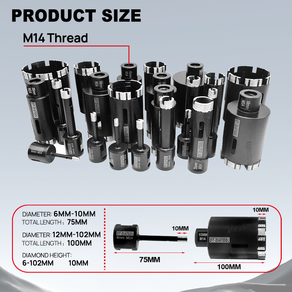 DT-DIATOOL แกนเลื่อยเพชรแห้งแบ - Industrial Laser Drill บทวิจารณ์และราคา